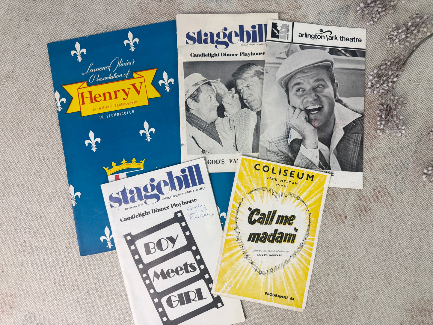 Vintage Theatre Ephemera
