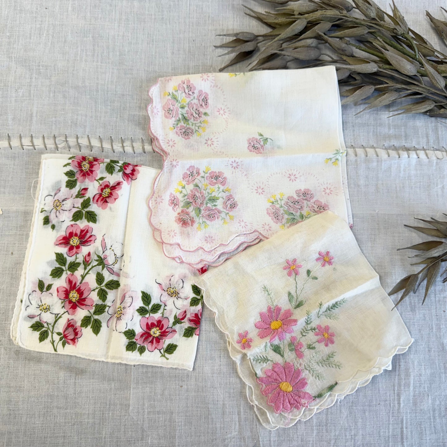 Vintage Hankie Set