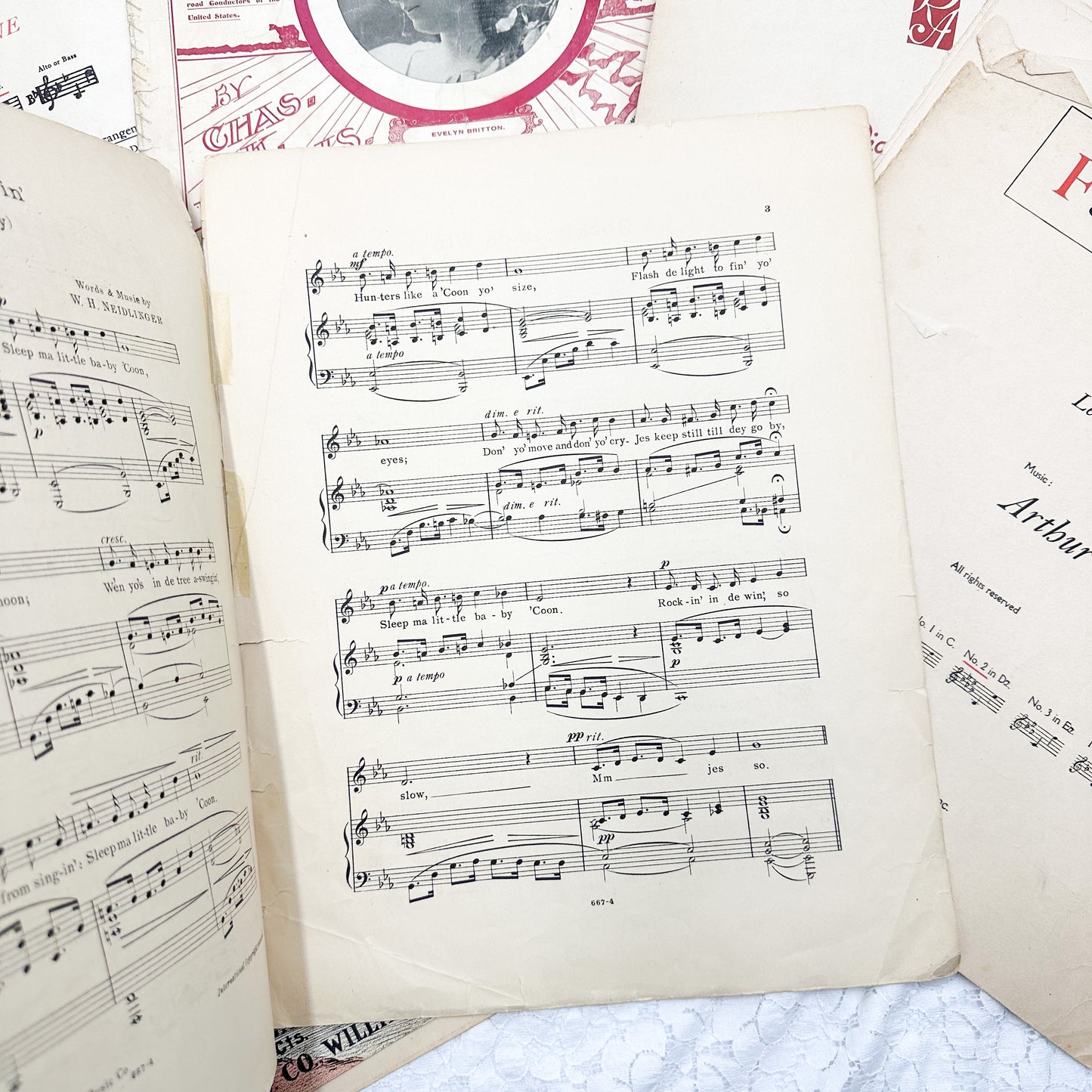 Vintage Music Set