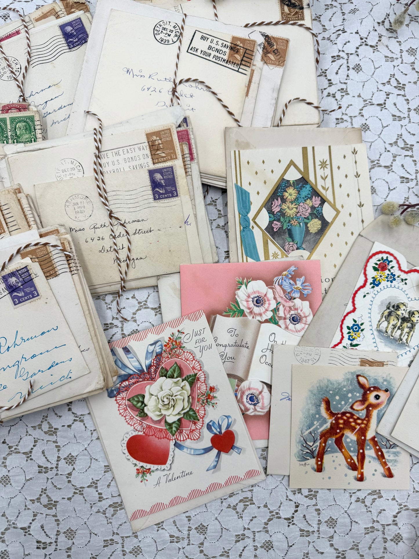 Vintage Envelopes and Greeting Card Sets