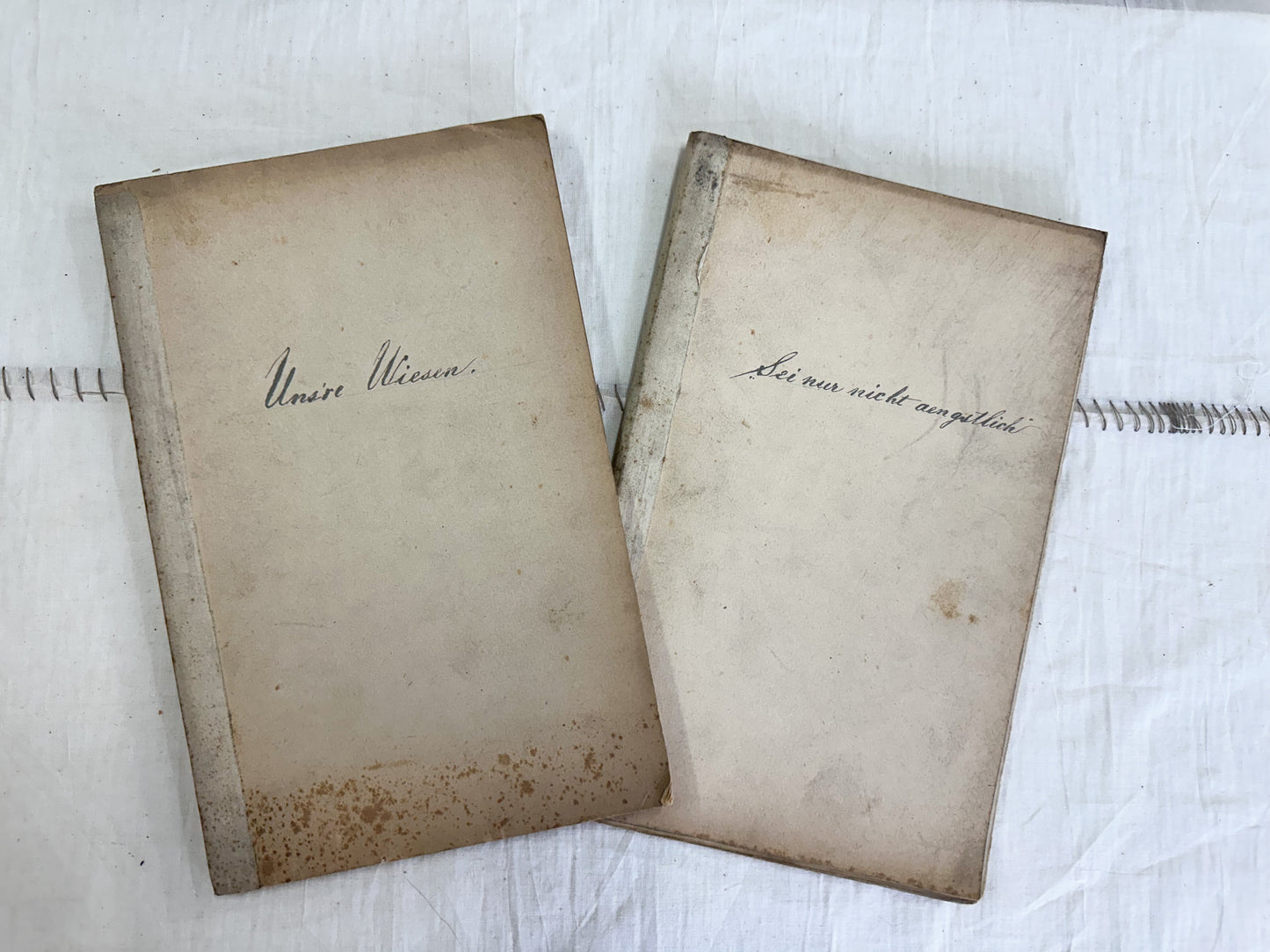 Vintage Music Folders and Sheet Music (Set of 2)