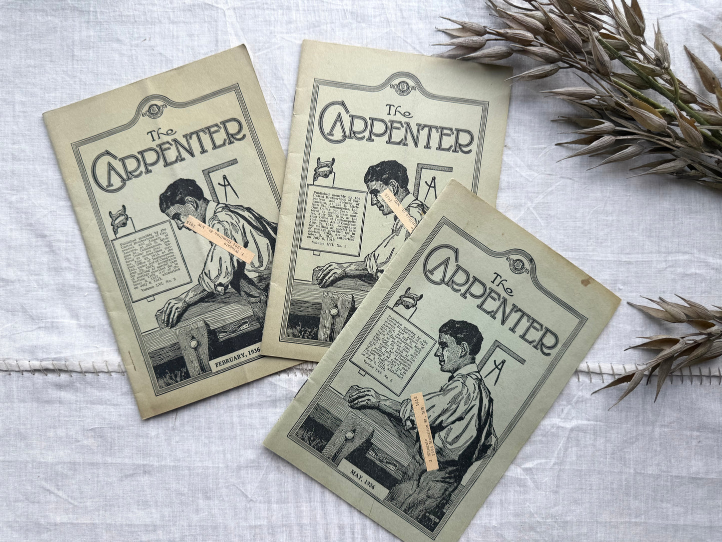 Vintage Carpenter Booklet (Set of 3)