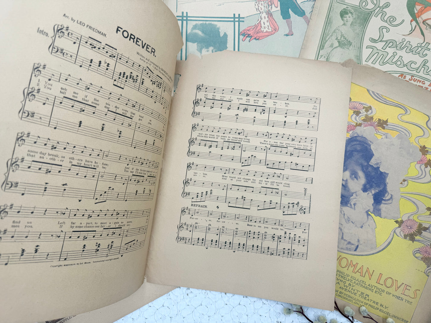 Vintage Music Sheets
