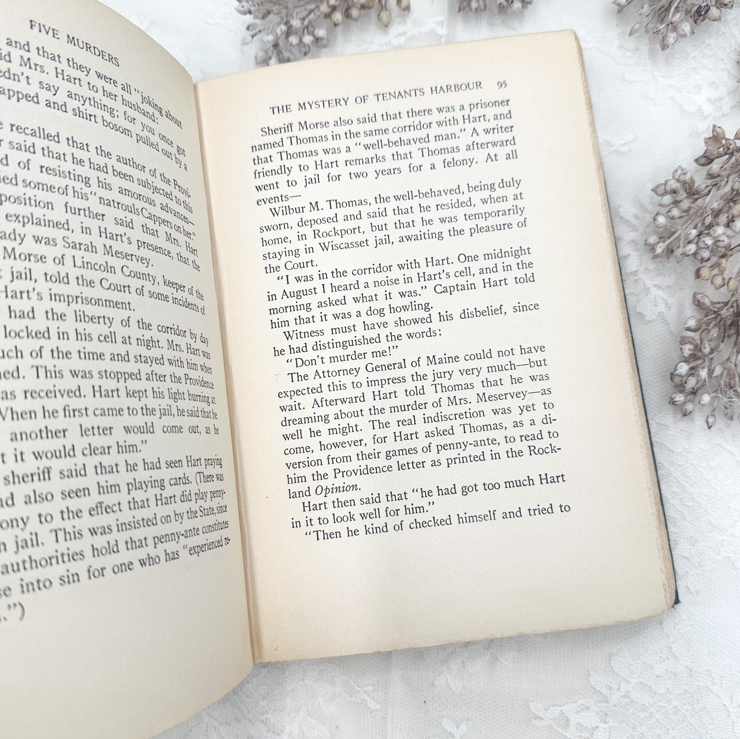 Five Murder with a Final Note on the Borden Case by Edmund Pearson