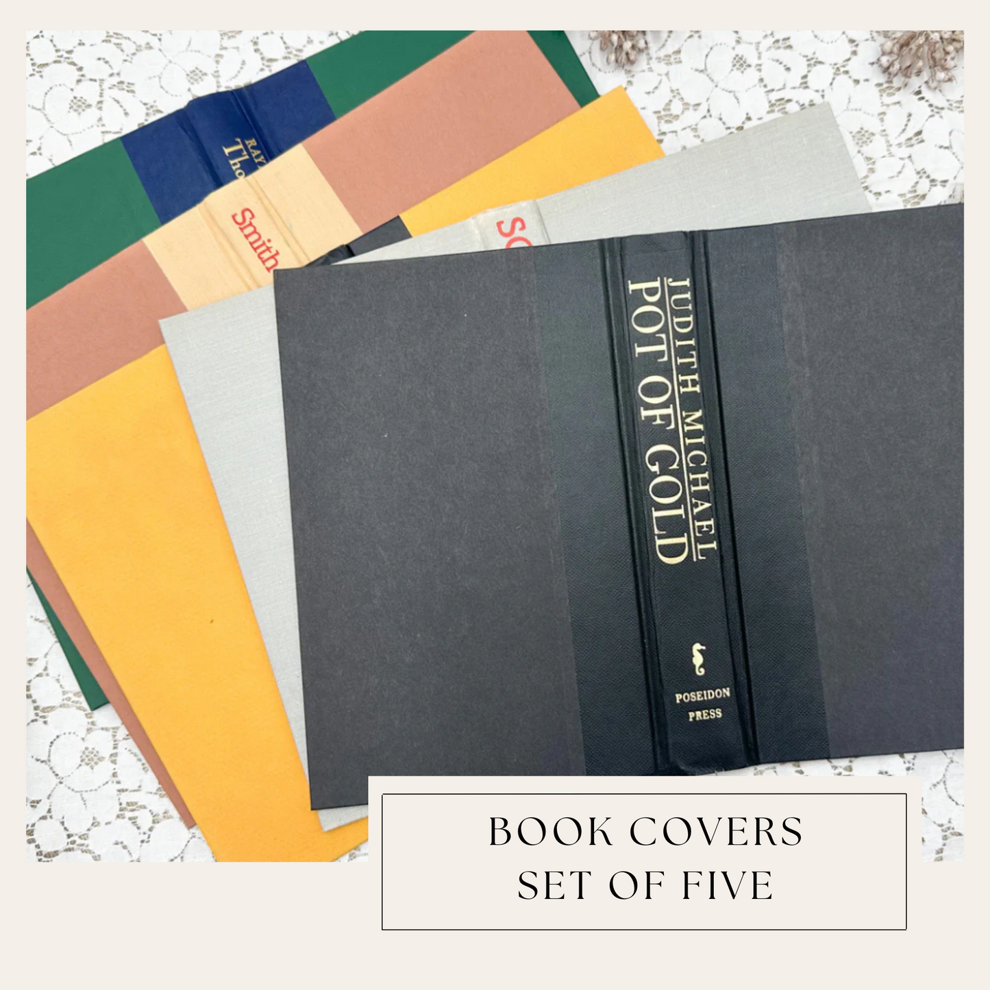 Book Cover Set of Five