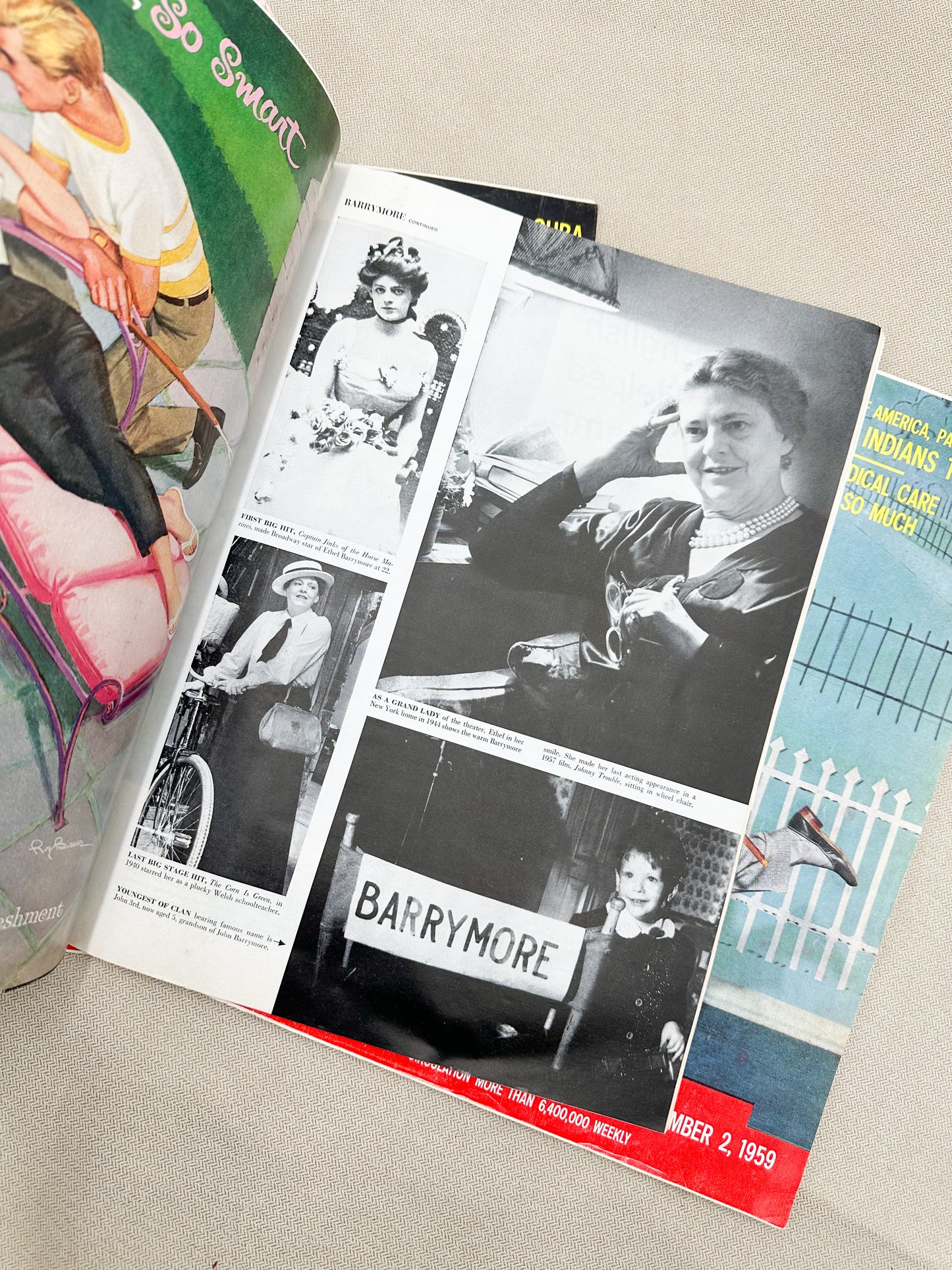 Set of Three Life Magazines