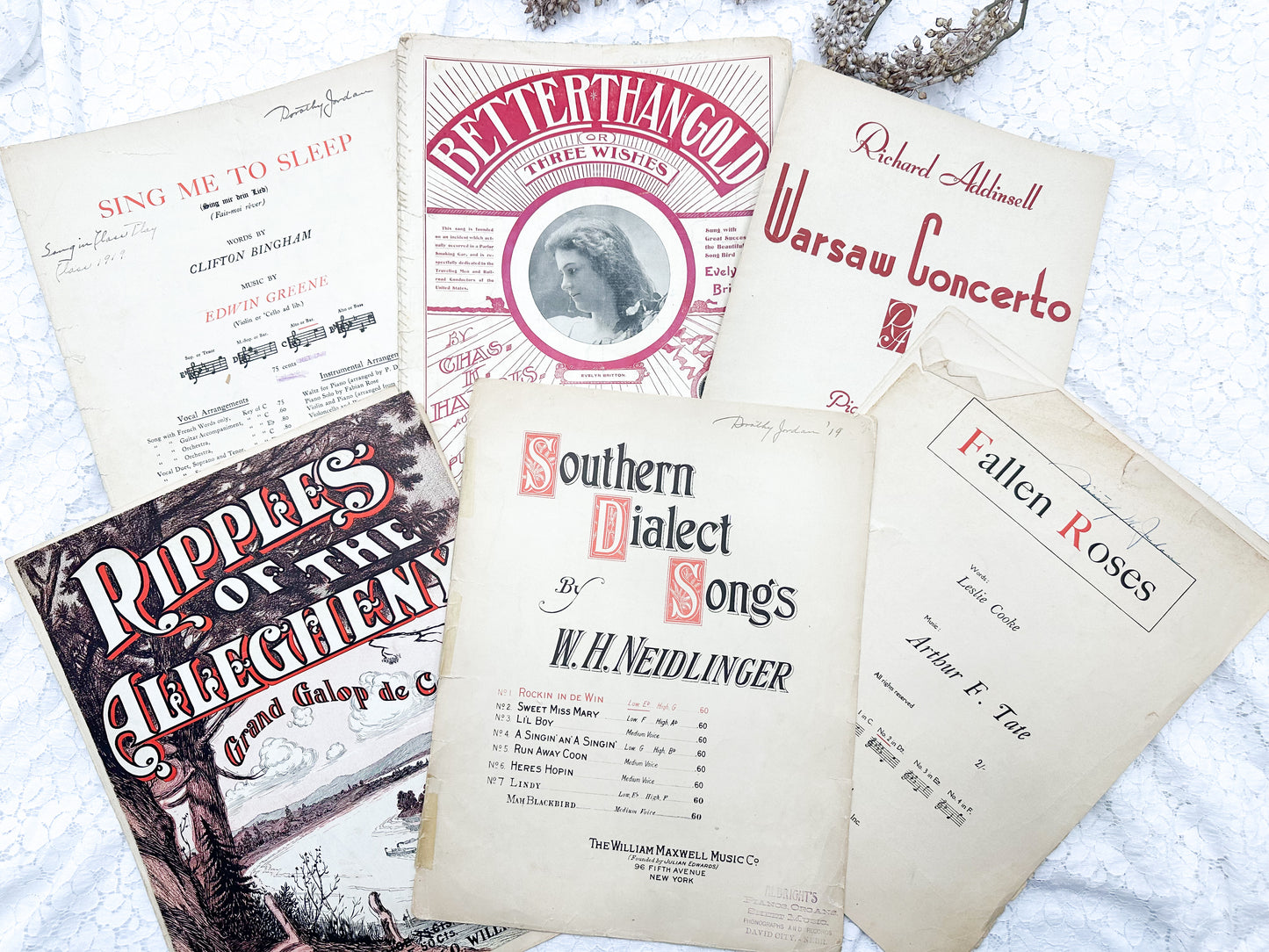 Vintage Music Set
