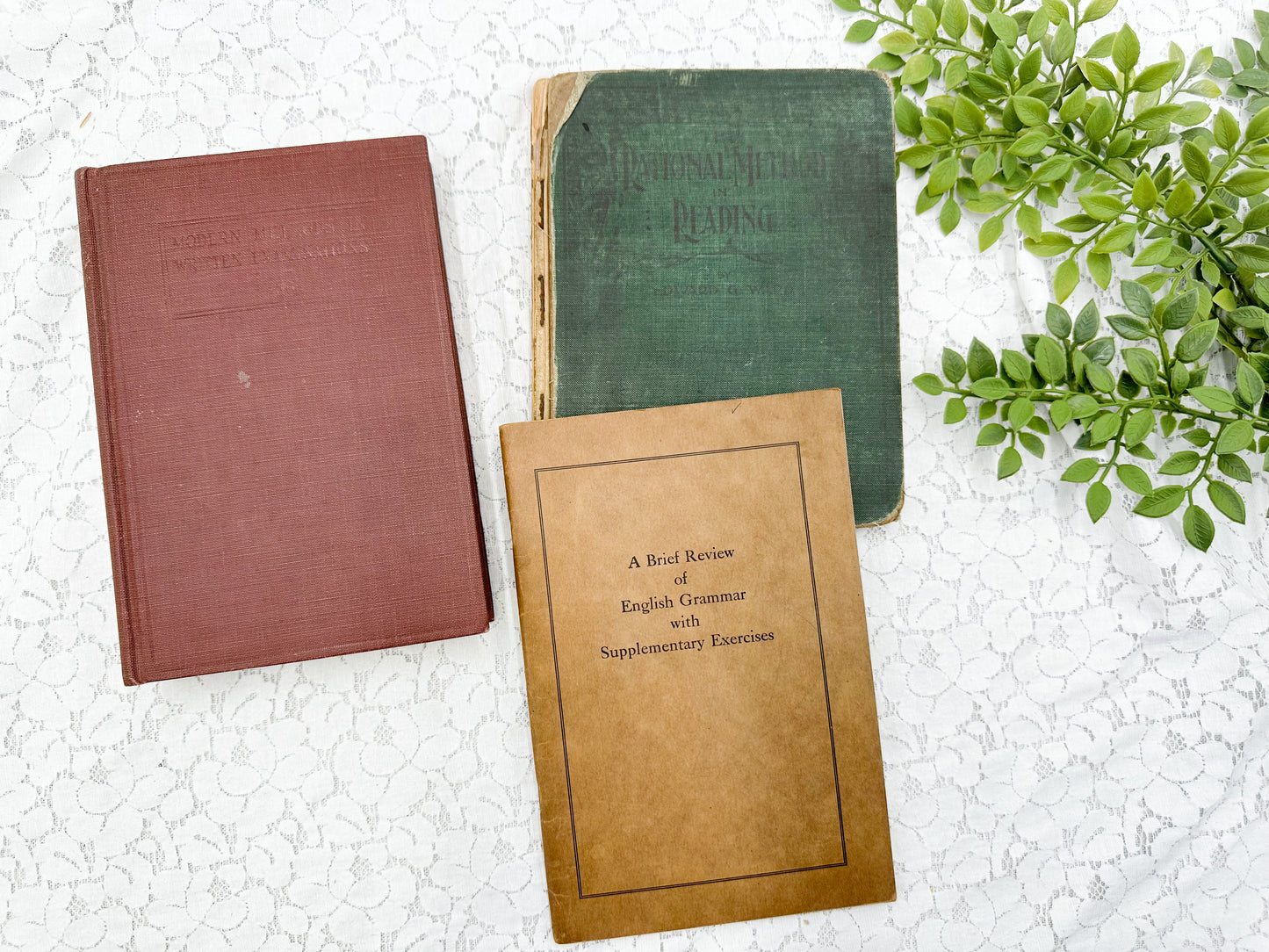 Vintage Textbook Set