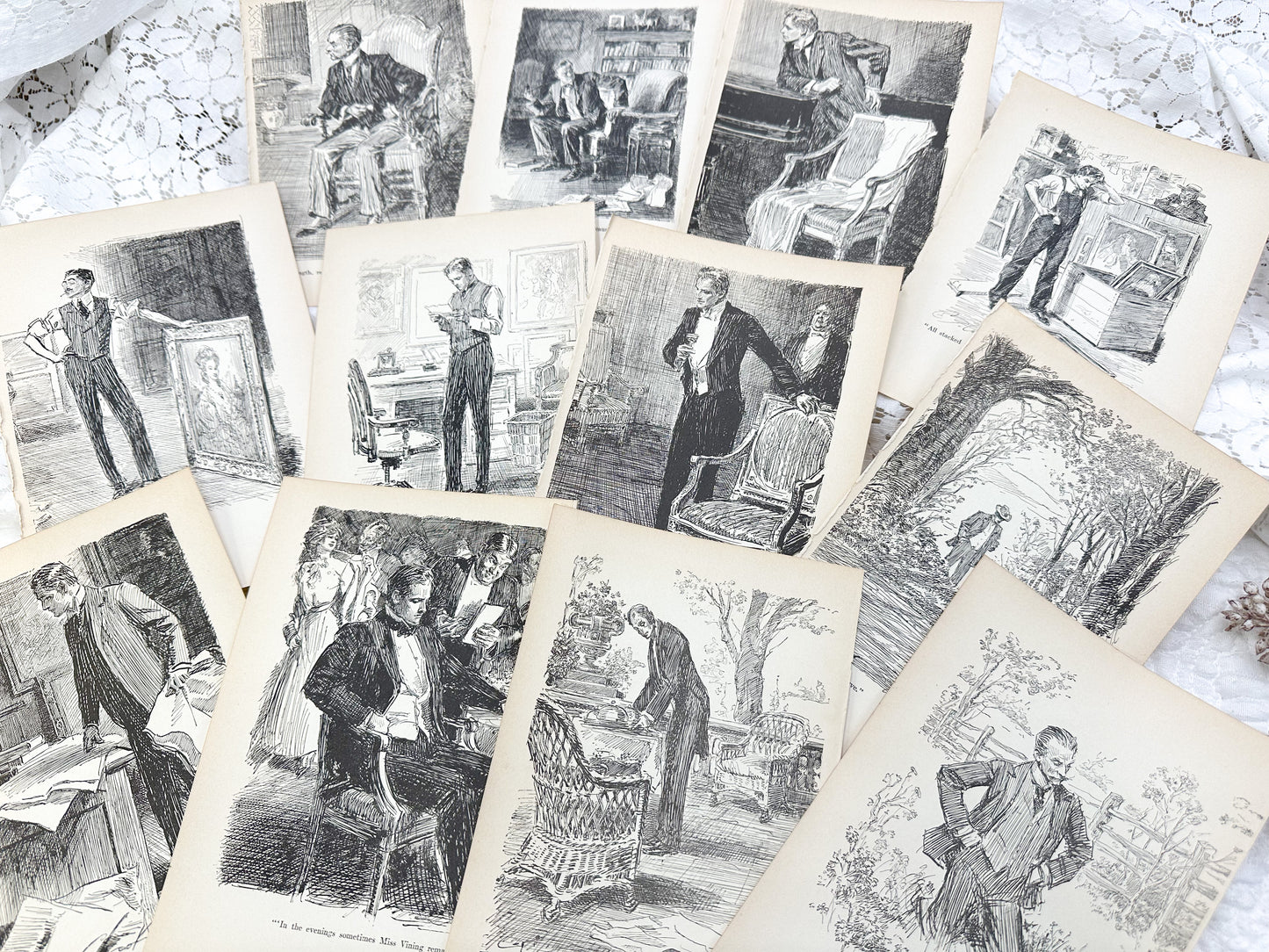 Vintage Book Pages