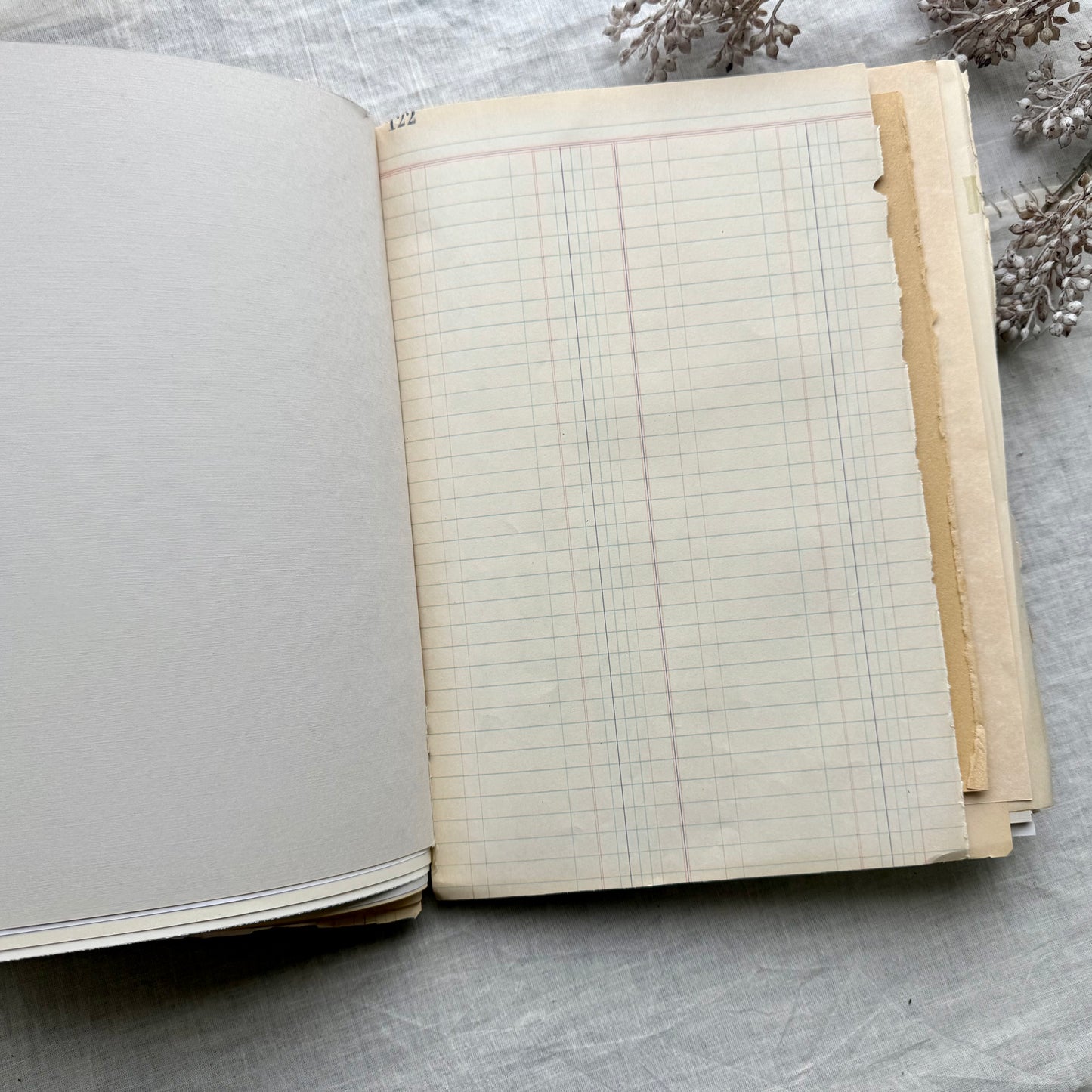 Vintage Mixed Media Journal- 9x12 inches
