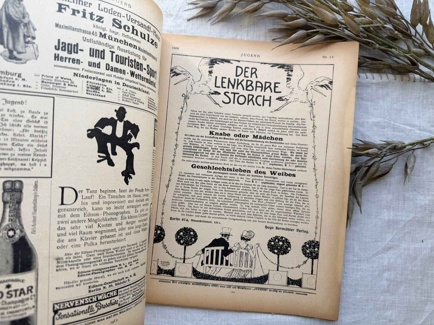Vintage German Magazine Set