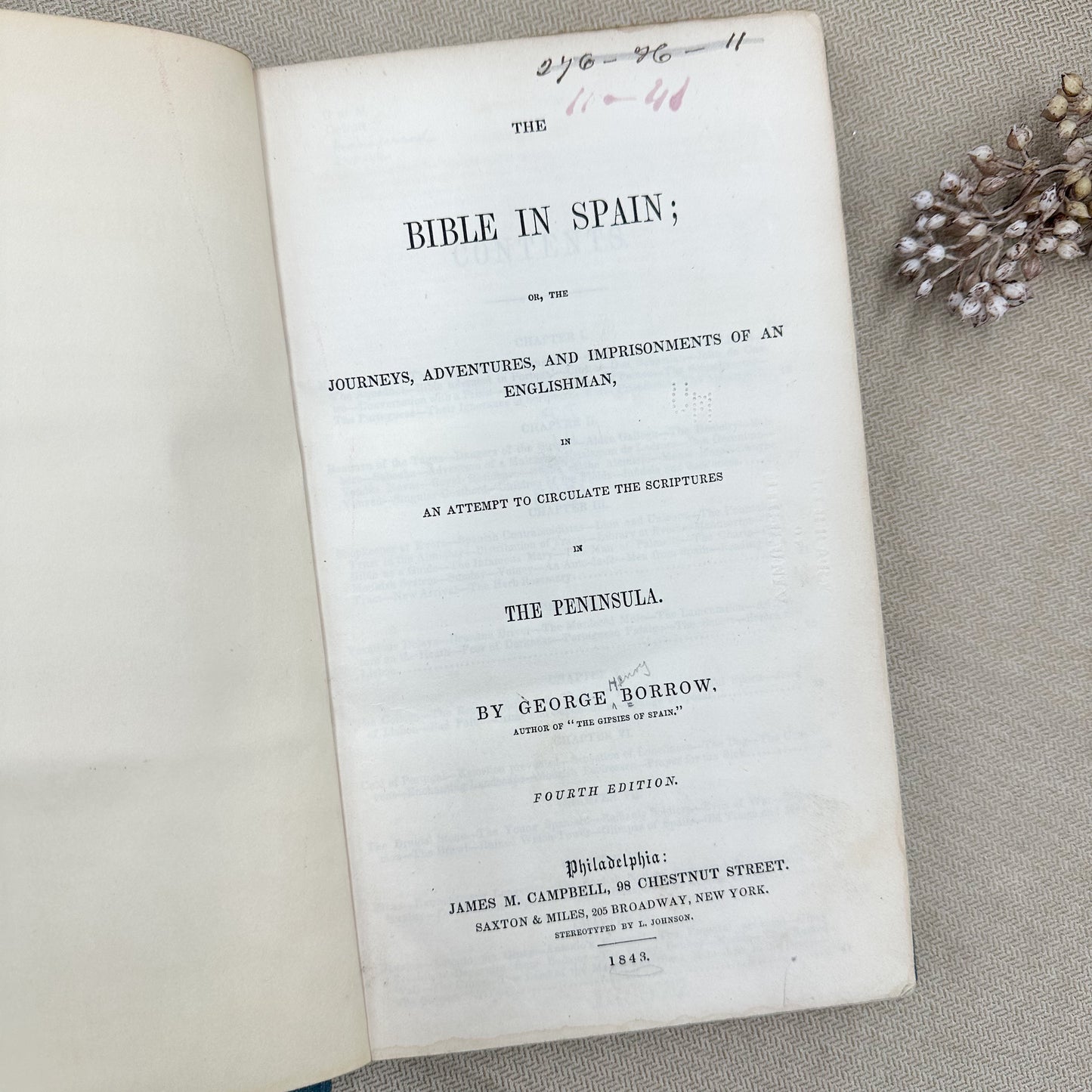 Bible in Spain- 1843