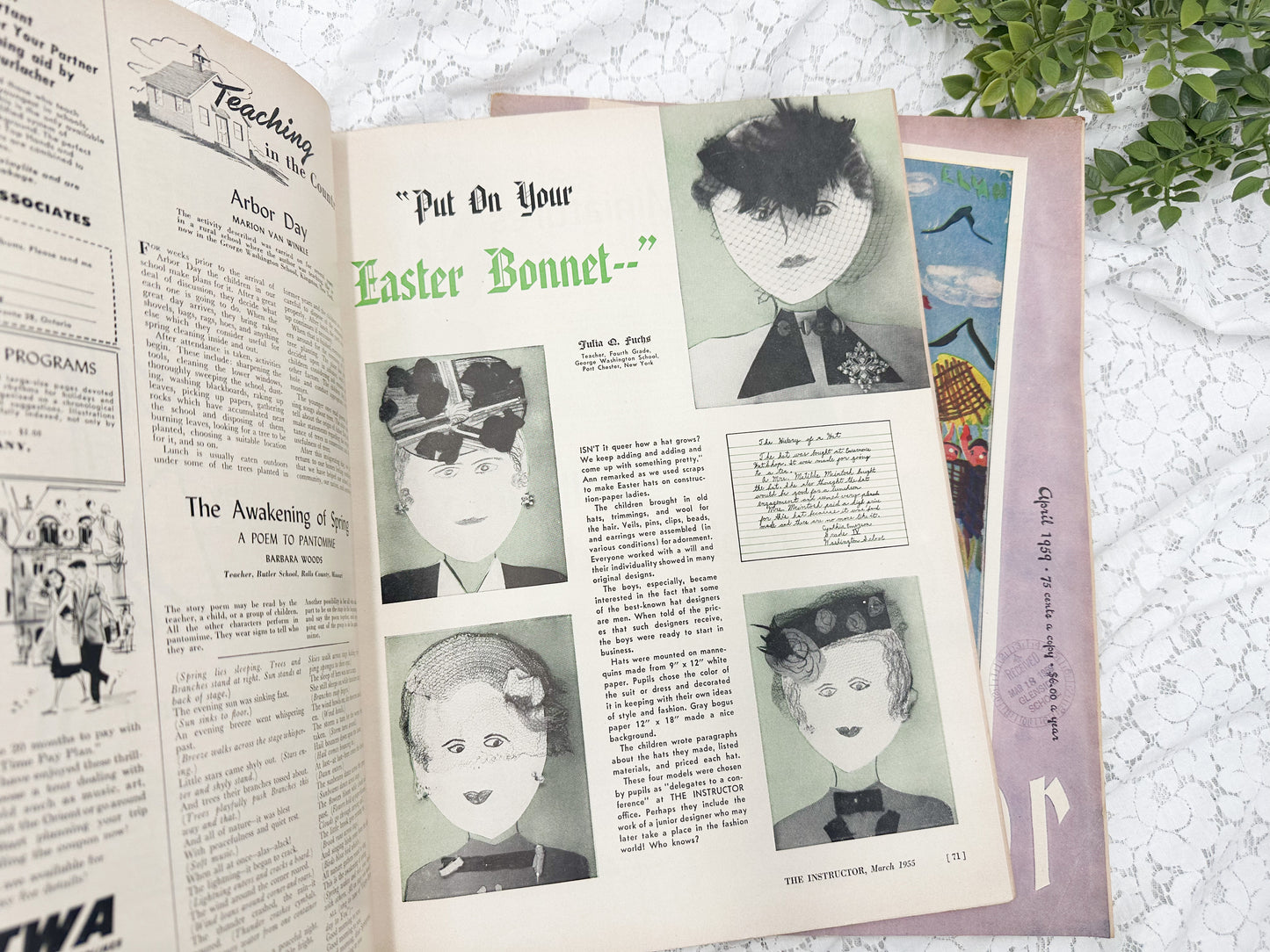 Vintage Instructor Magazines (Set of 2)