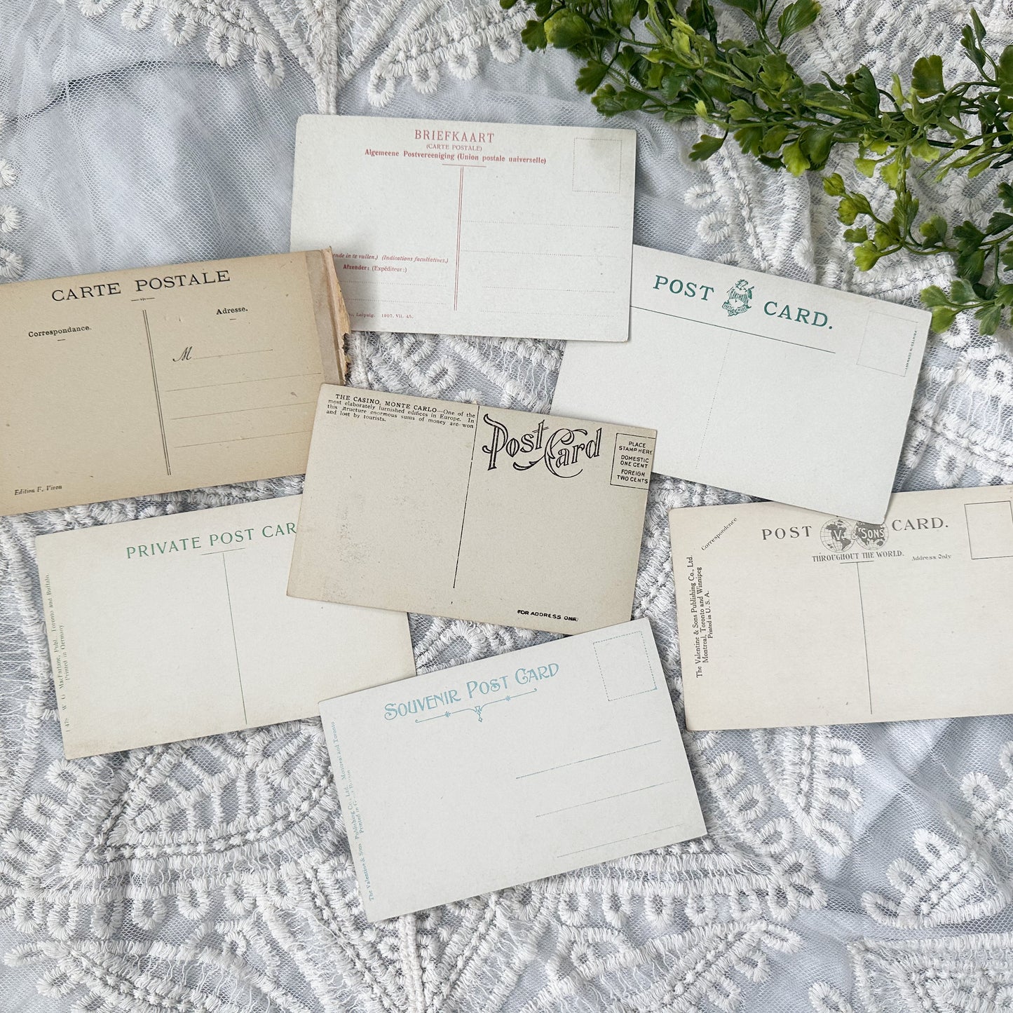 Vinage Postcard Set