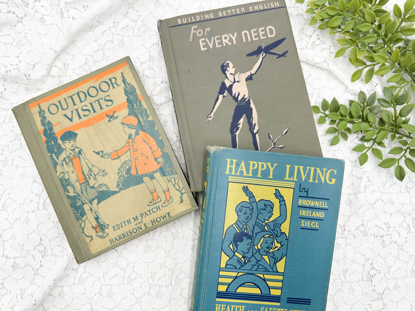 Vintage Children's Readers (Set of 3)