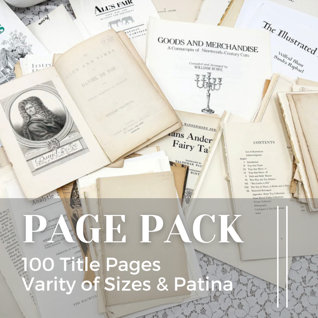 Assorted Book Title Pages