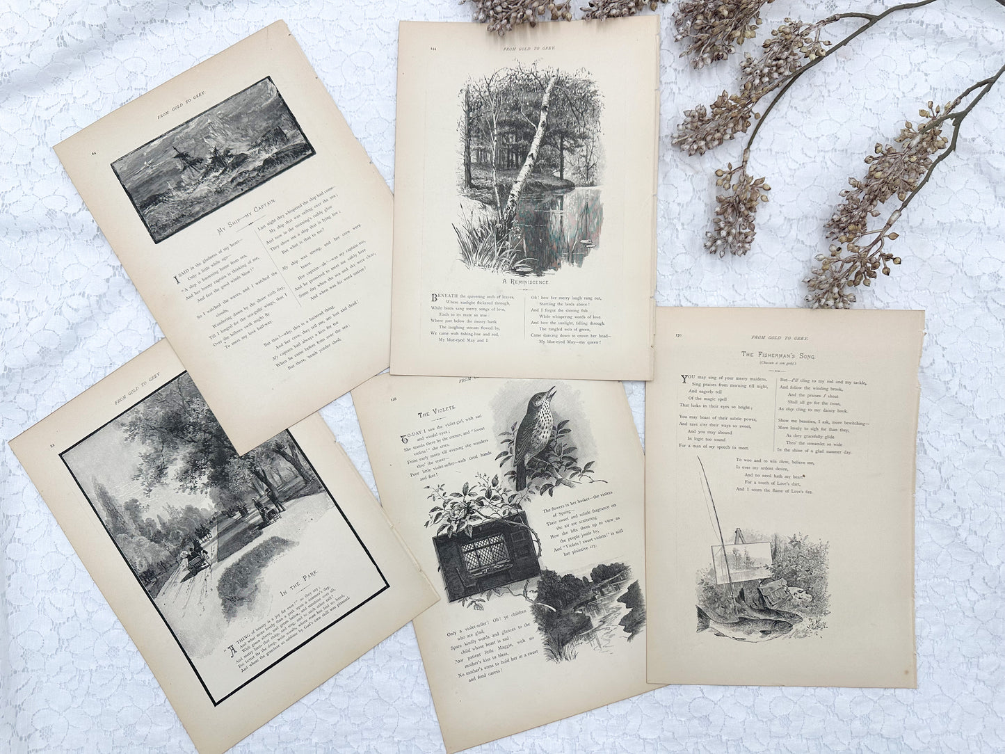 Vintage Print Set