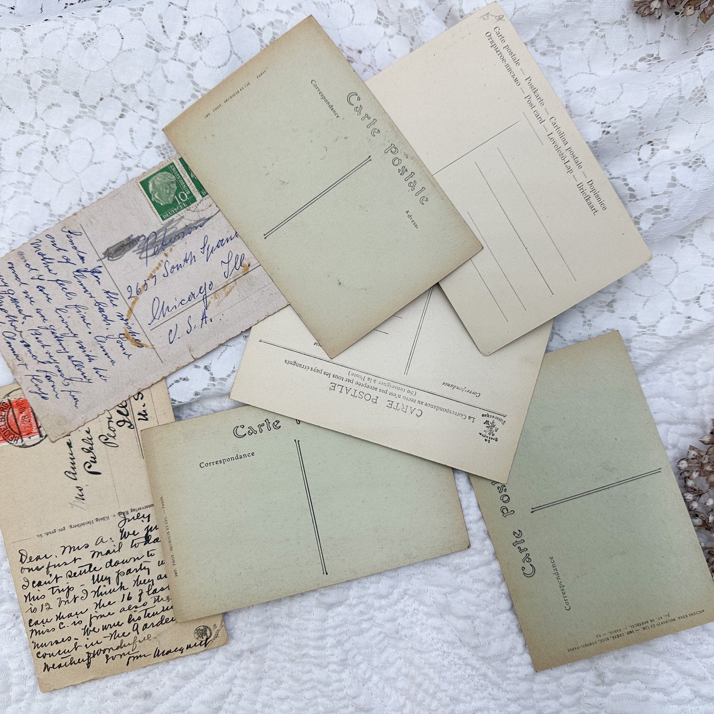 Vintage Postcard Set