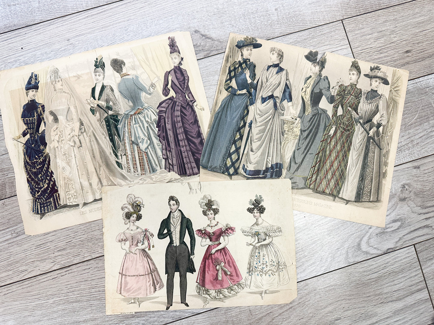 Vintage Fashion Prints (Set of 3)