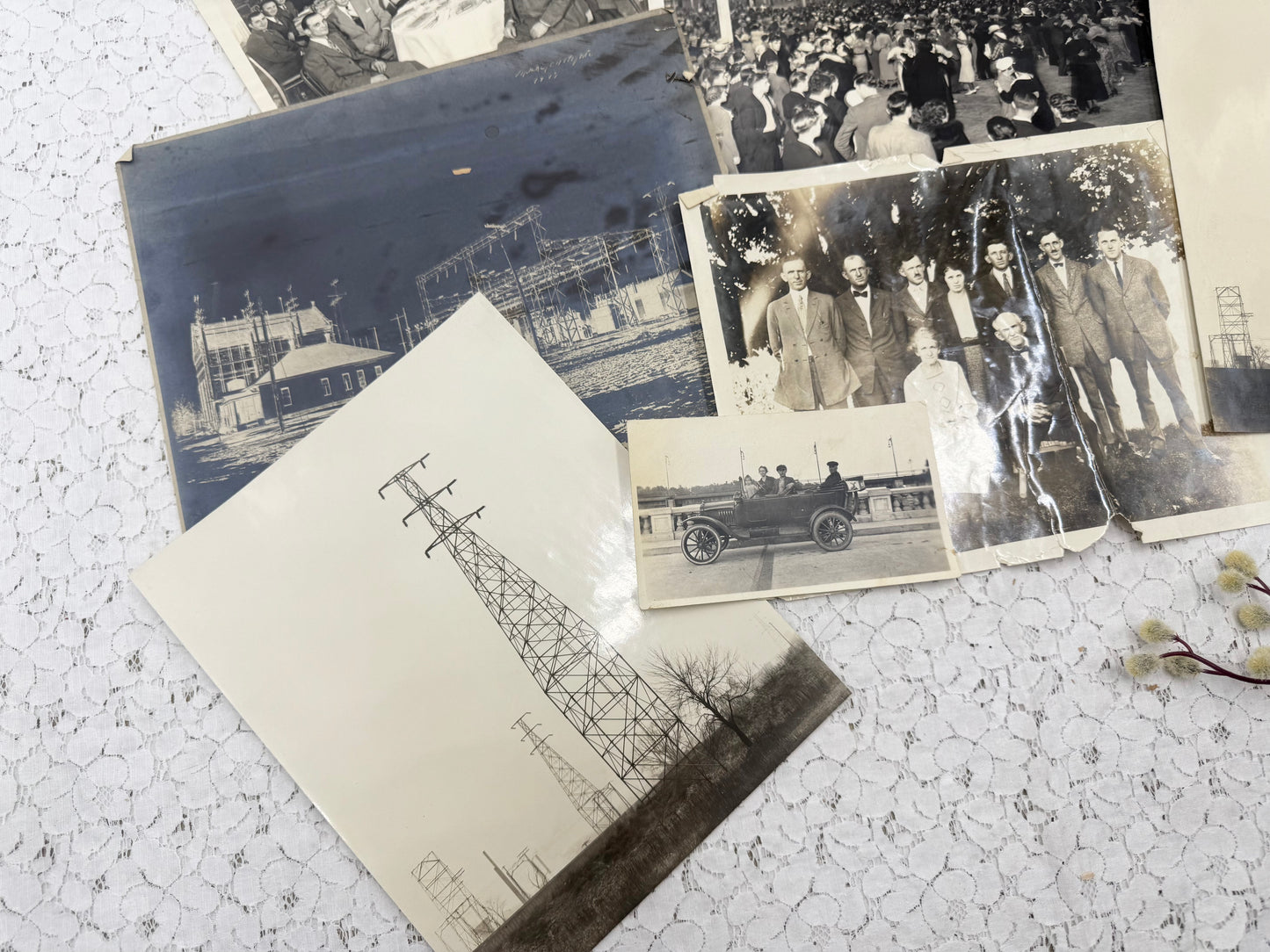 Vintage Photograph Set (Largest Image 8.5x11 inches)