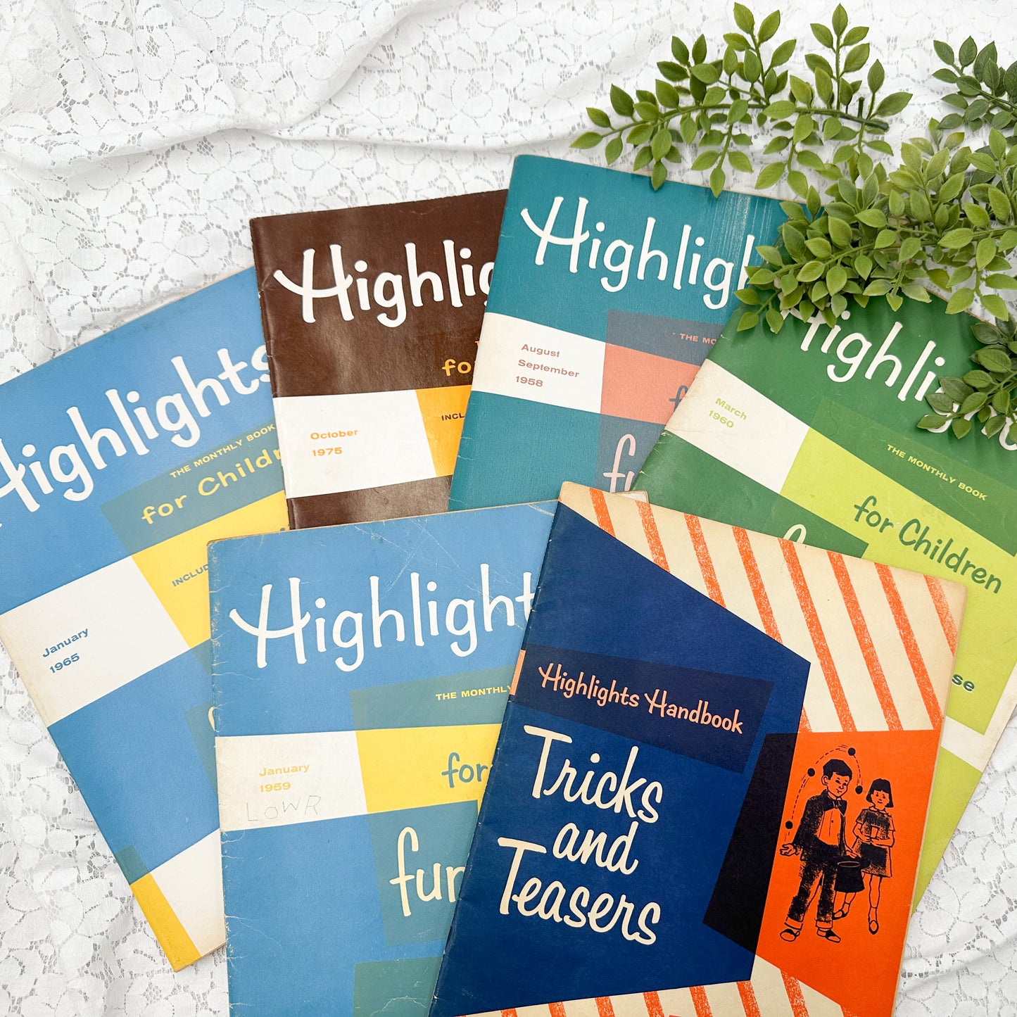 Vintage Highlight Magazines (Set of 6)