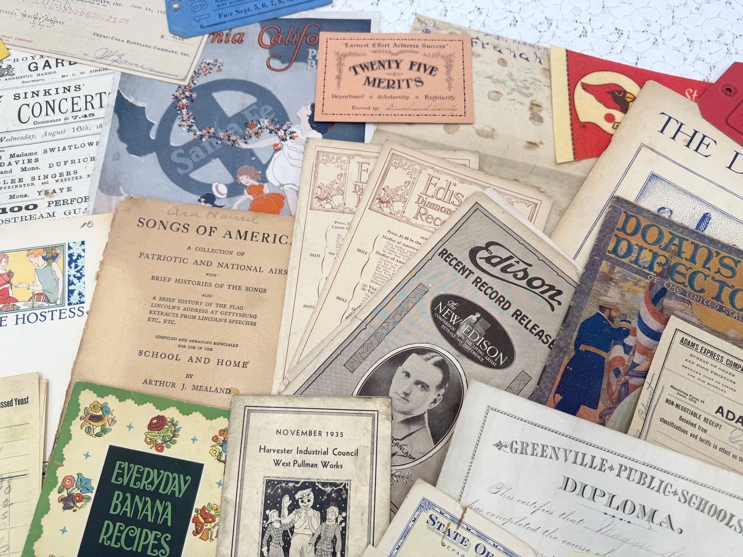 Vintage Ephemera Set