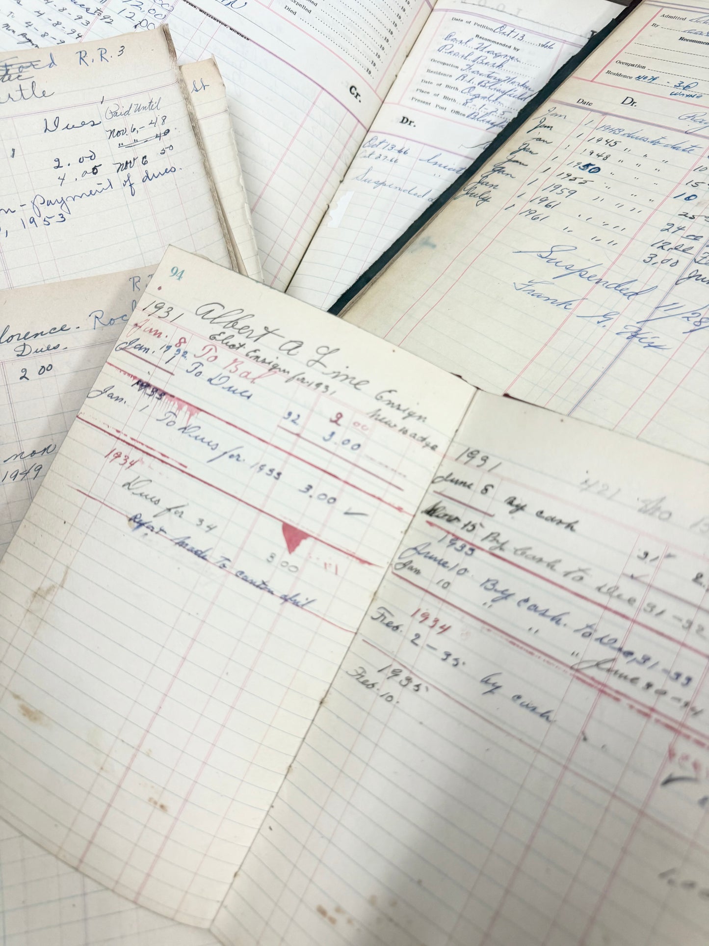 Vintage Ledger Page Packs