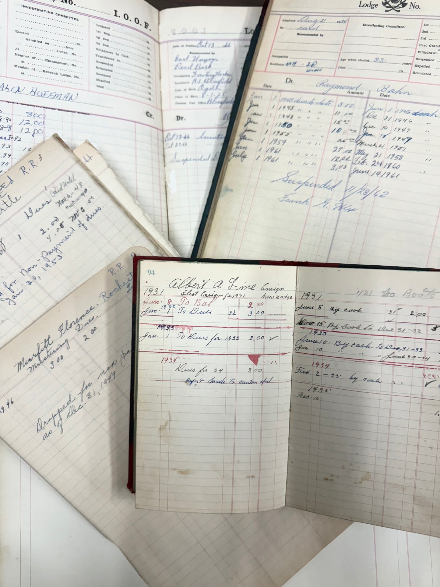 Vintage Ledger Page Packs