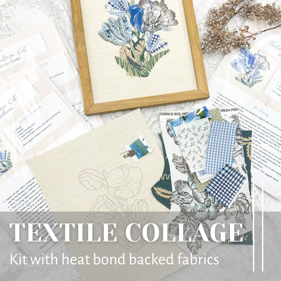 Textile Collage Kit- Floral