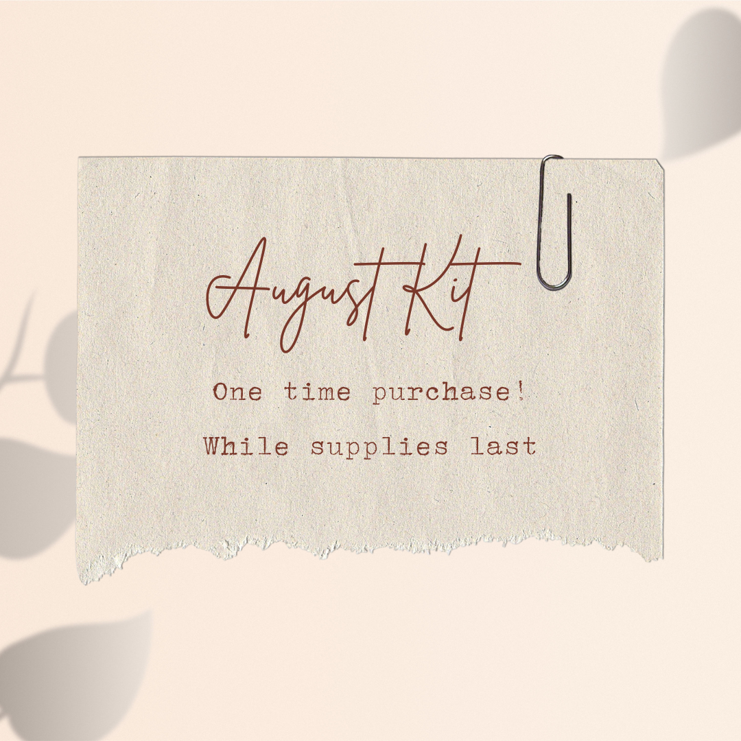 August Ephemera Subscription Kit- One Time Purchase