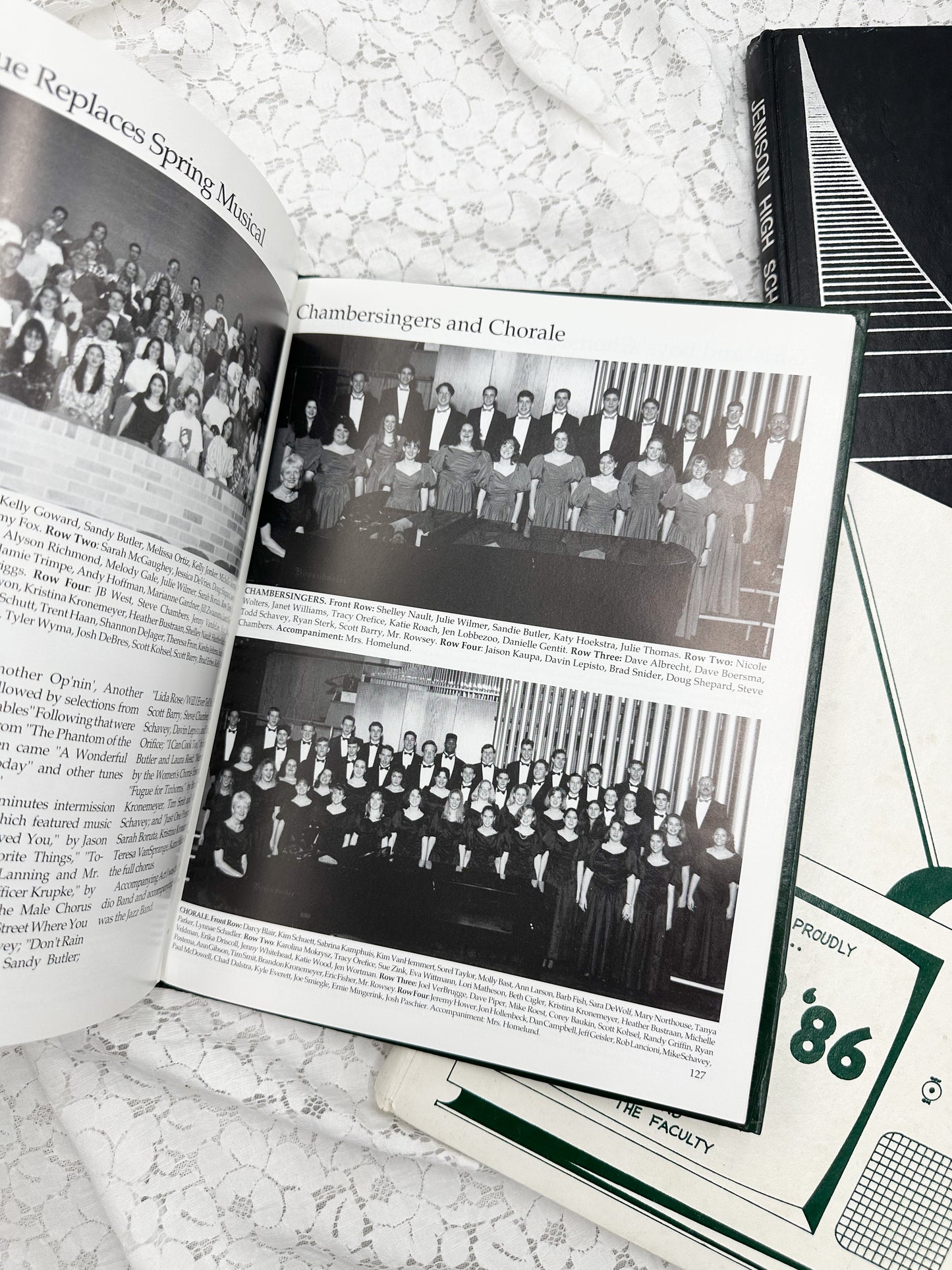Group of 80's Year Books