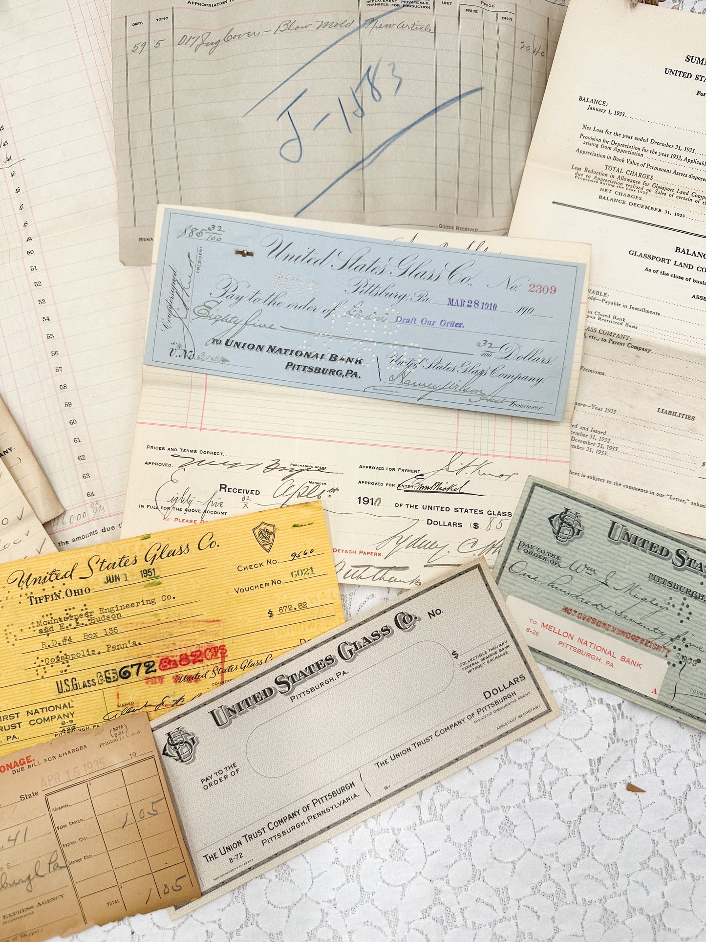 Glass Company Ephemera