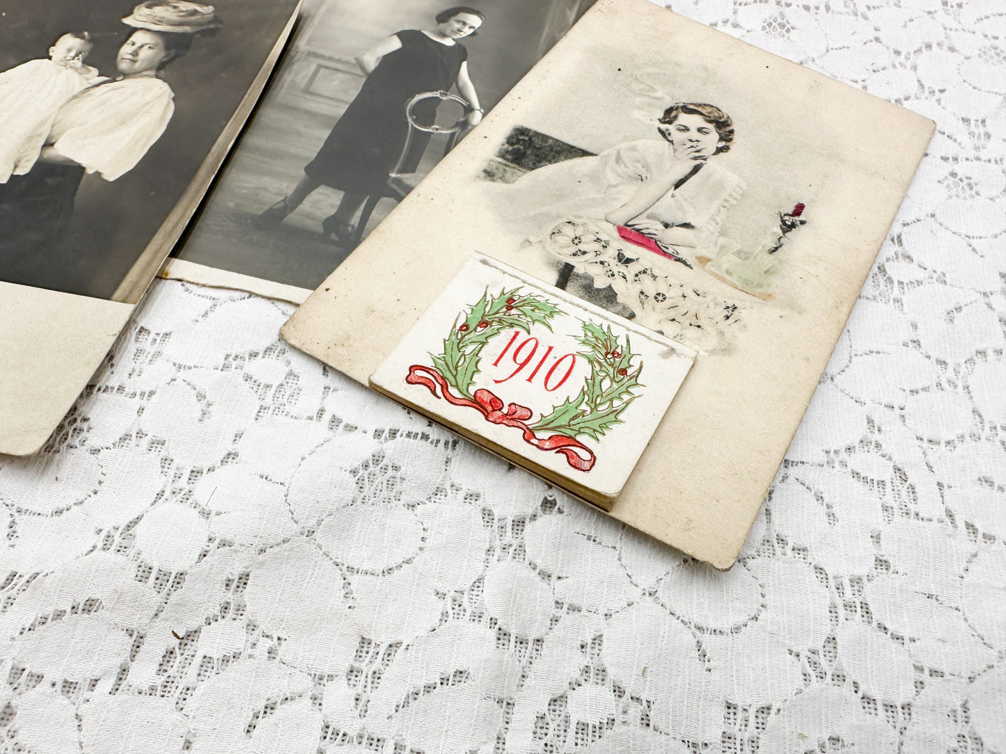 Vintage Photos and Postcard (Set of 5)