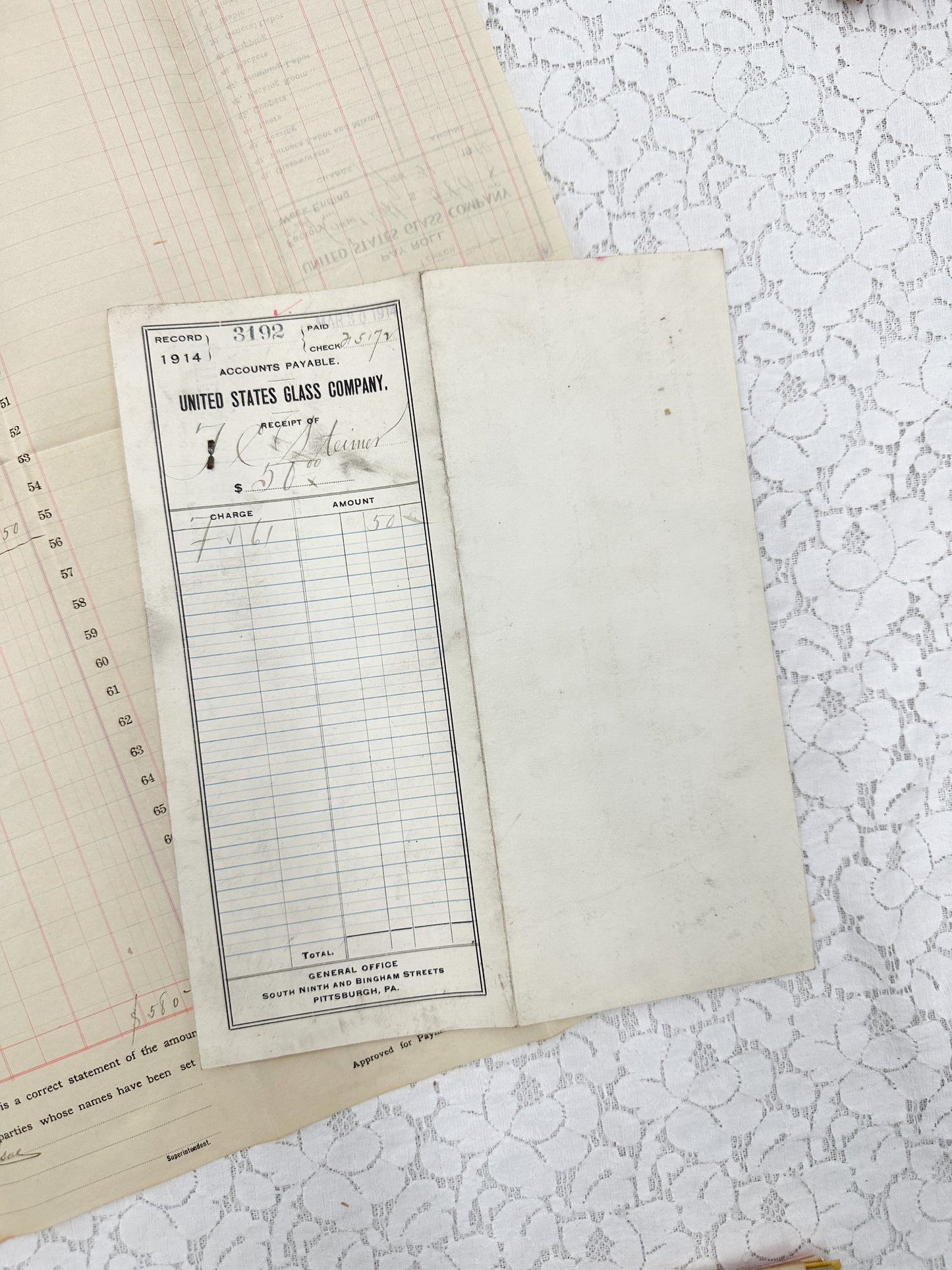 Glass Company Ephemera