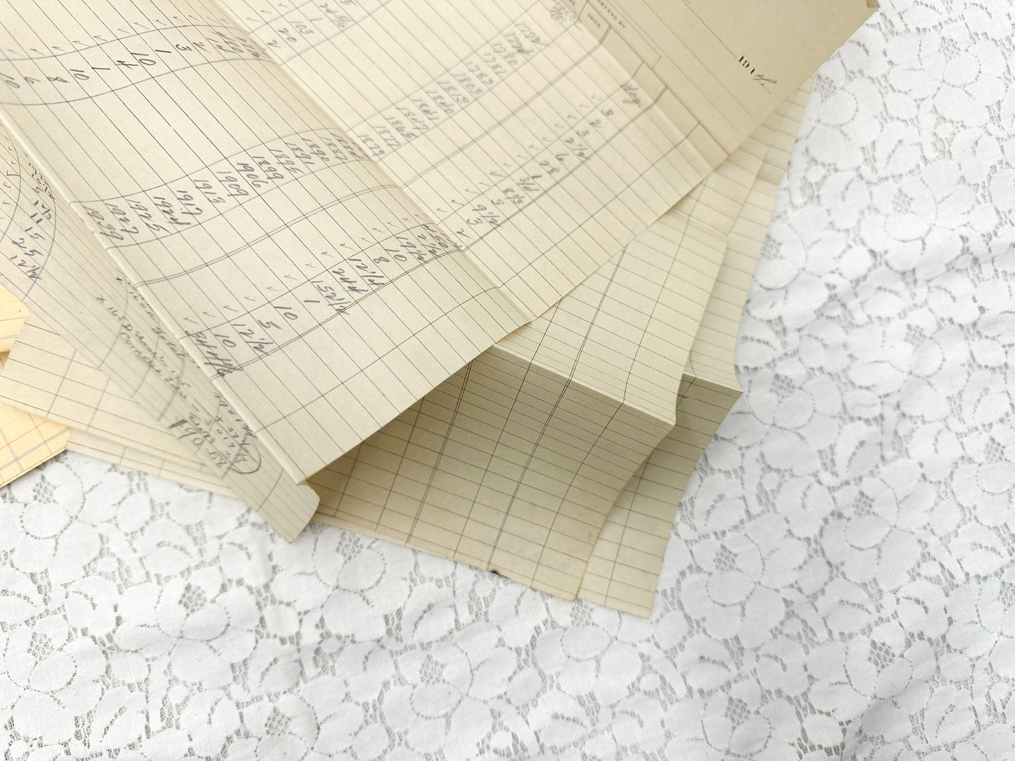 Vintage Ledgers & Papers (Set of 13)