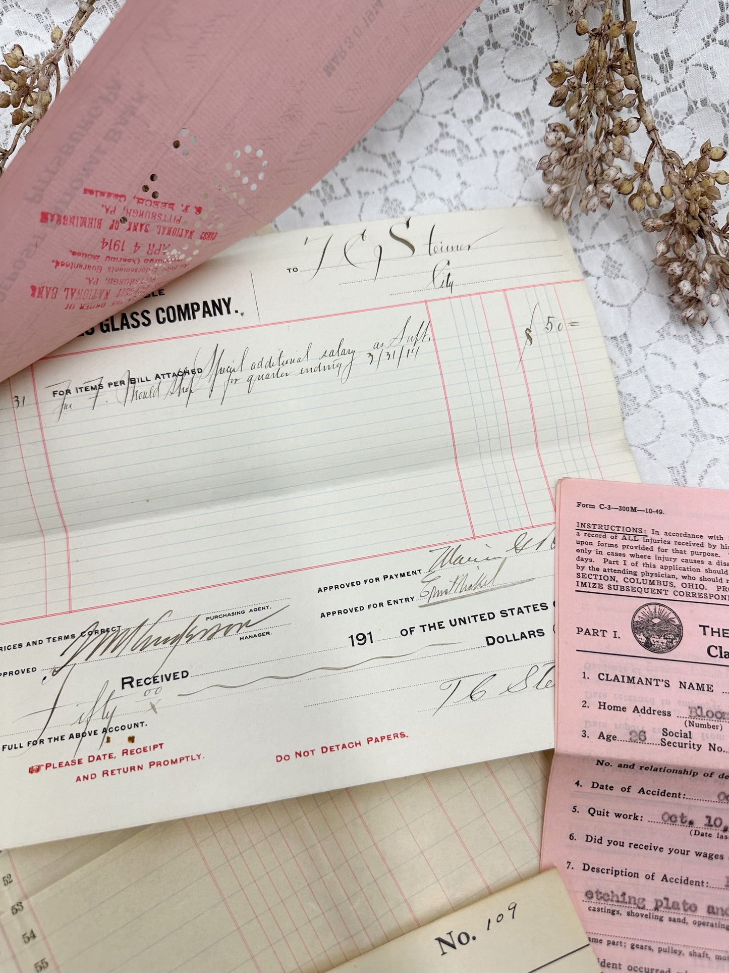 Glass Company Ephemera