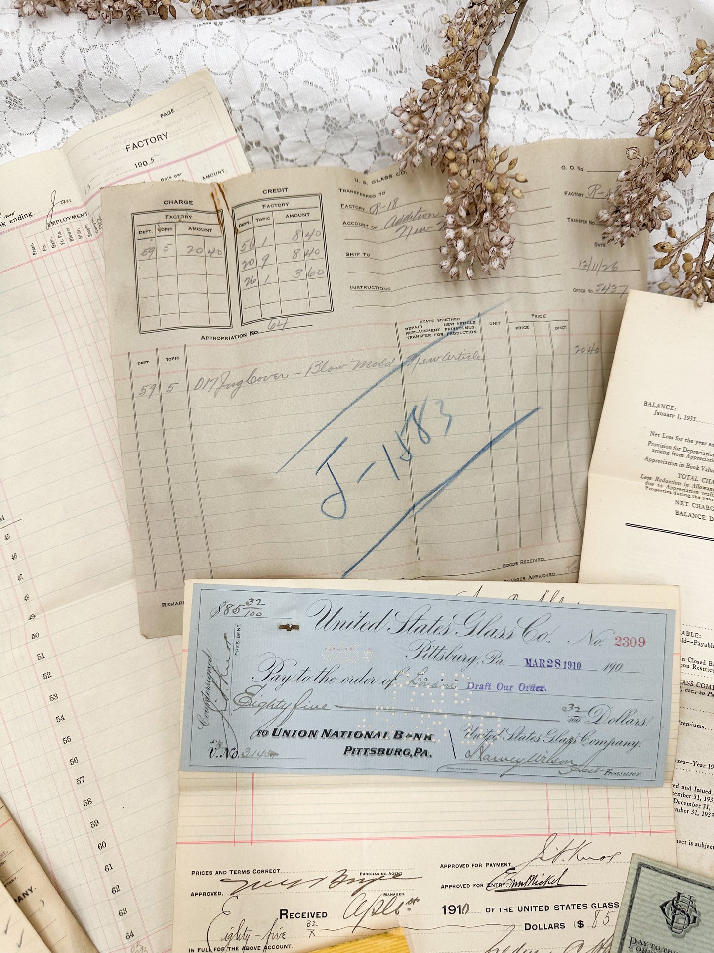 Glass Company Ephemera