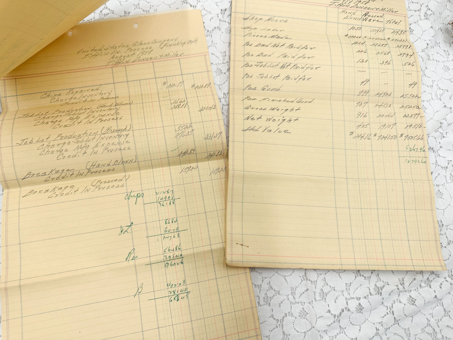 Vintage Ledgers & Papers (Set of 13)
