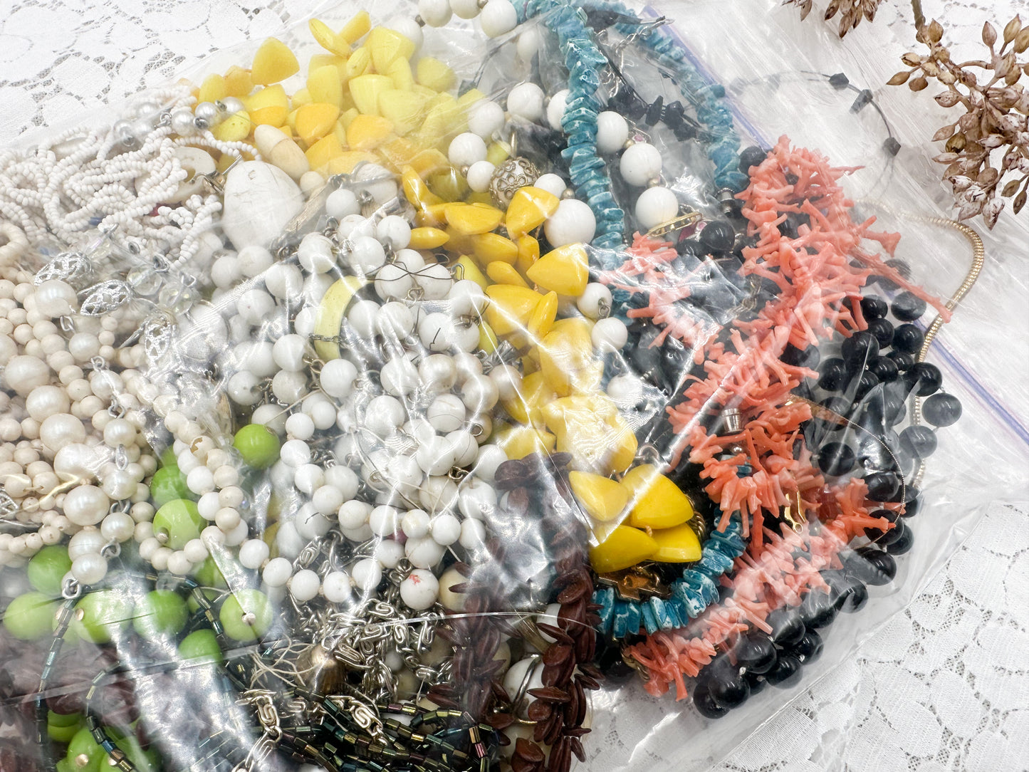 Bag of Costume Jewelry
