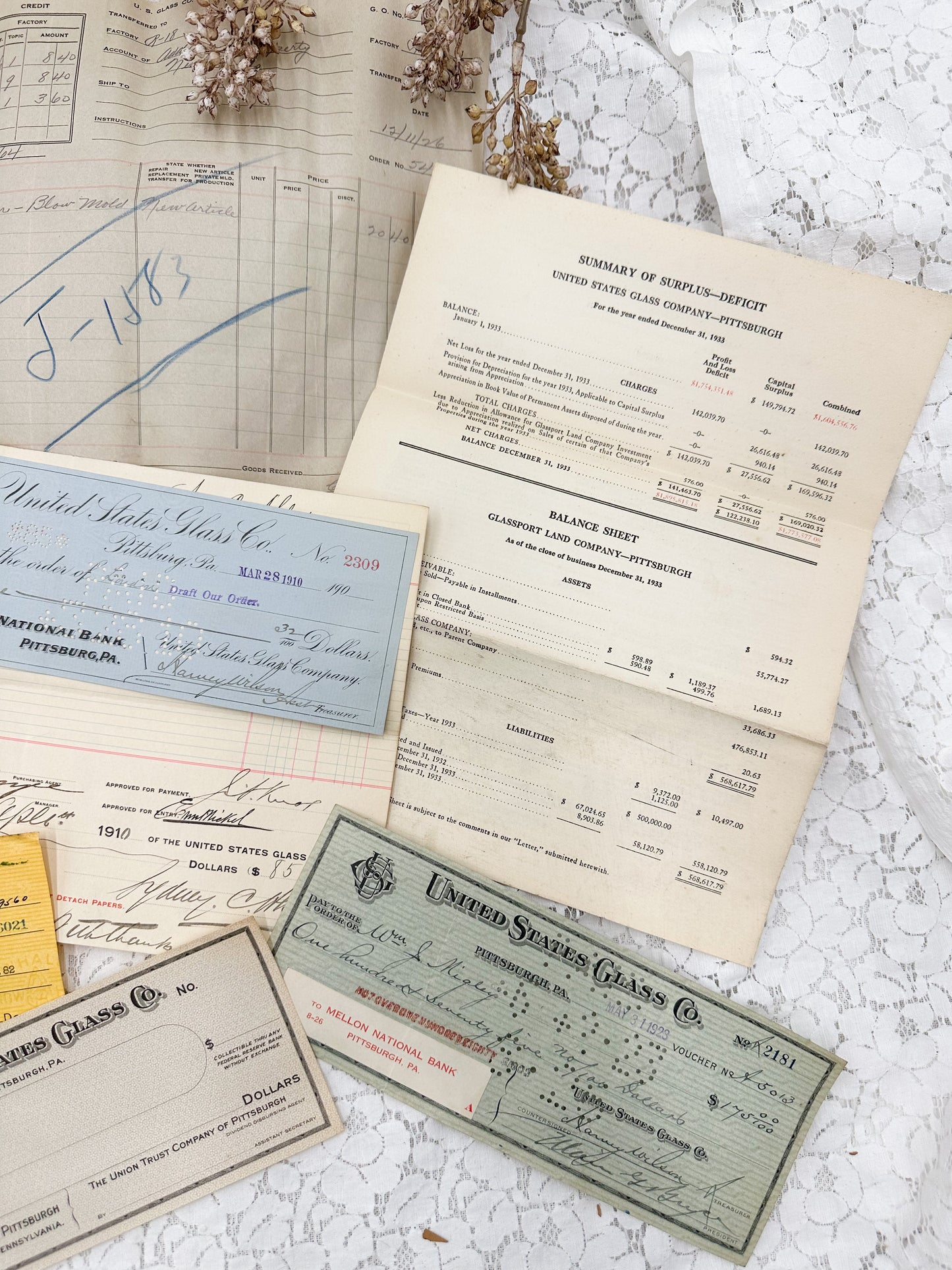 Glass Company Ephemera