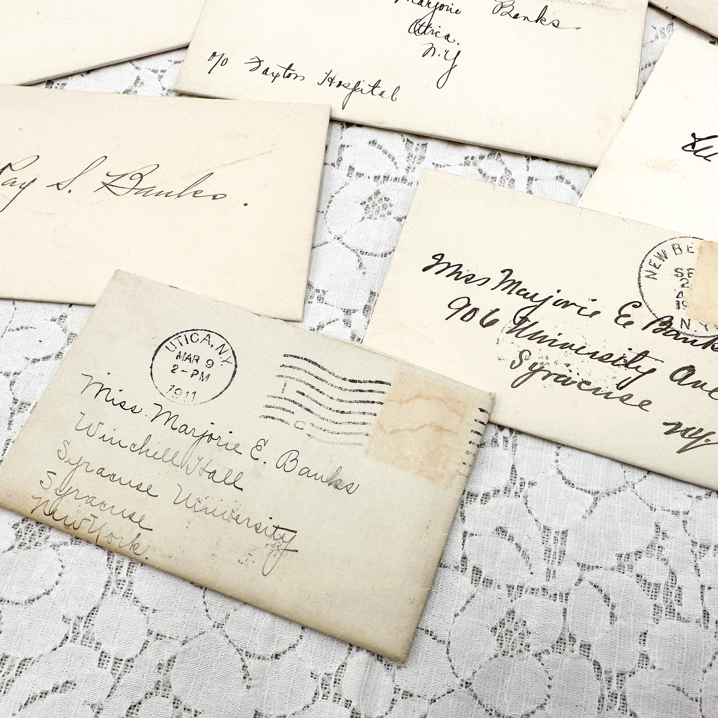 Vintage Envelopes and Letters (Set of 8)