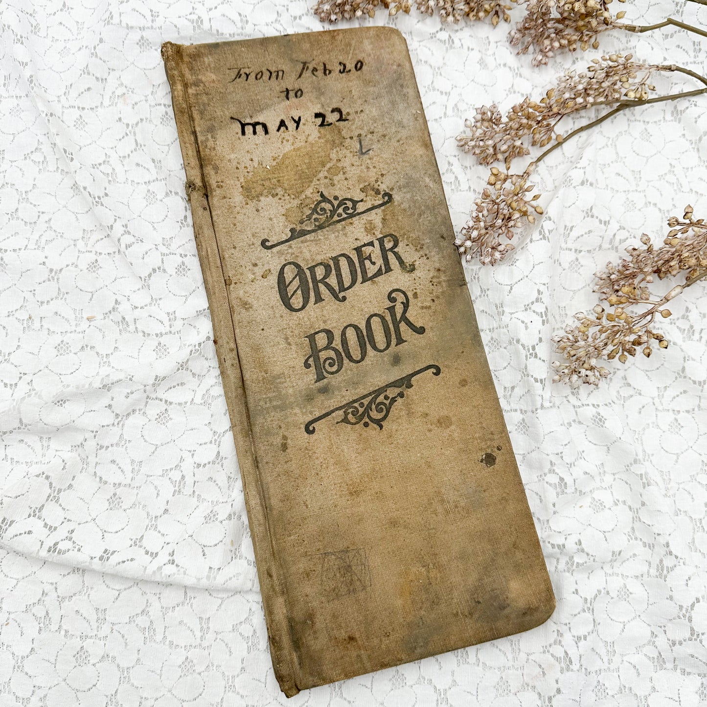 Vintage Ledger Cover