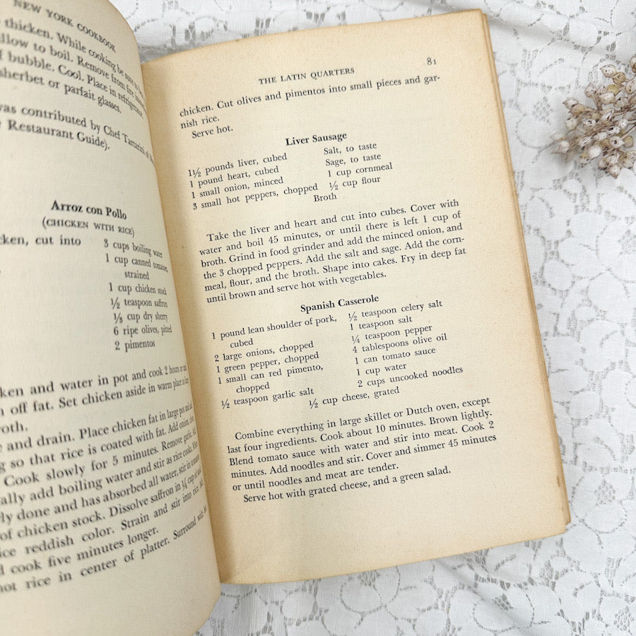 Vintage Cookbook