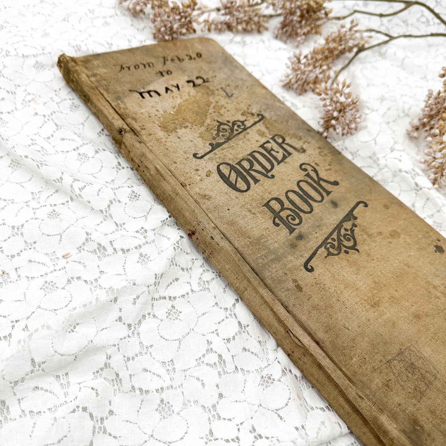 Vintage Ledger Cover
