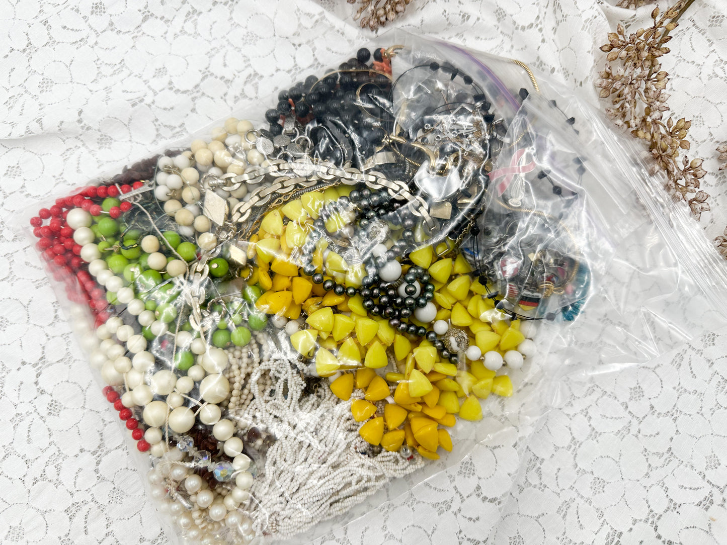 Bag of Costume Jewelry