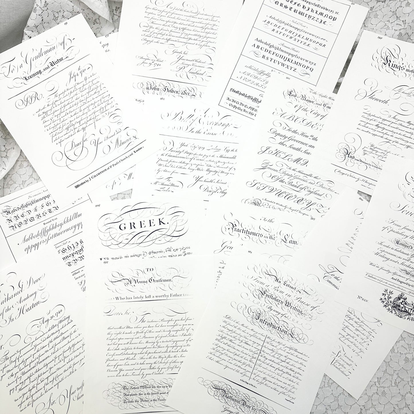 Calligraphy Writing- Digital Download Set of 15