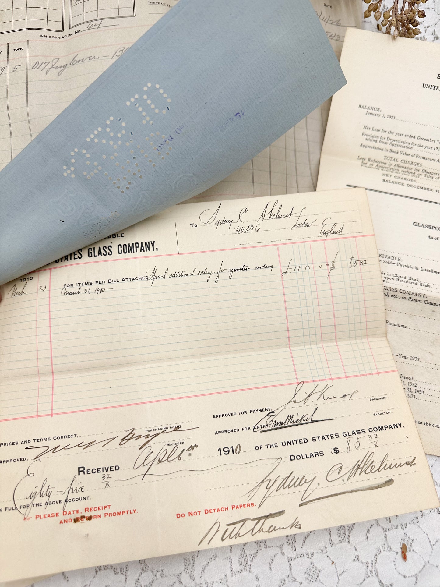 Glass Company Ephemera