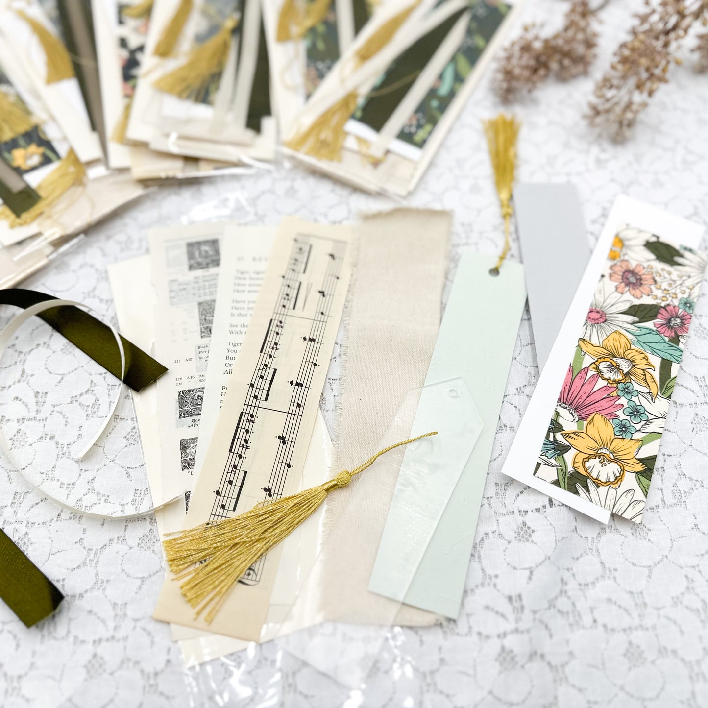 Bookmark Making Kit (make 5+ bookmarks)