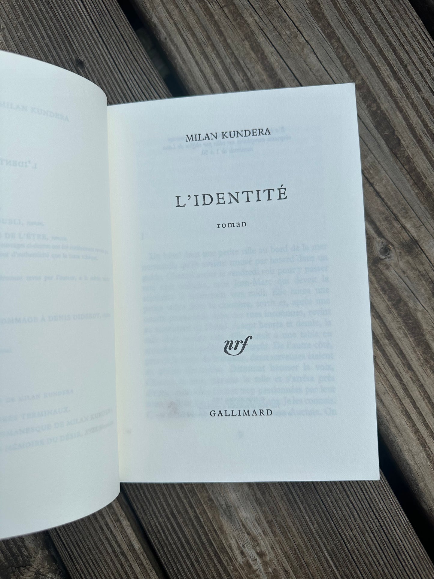 L'Identite