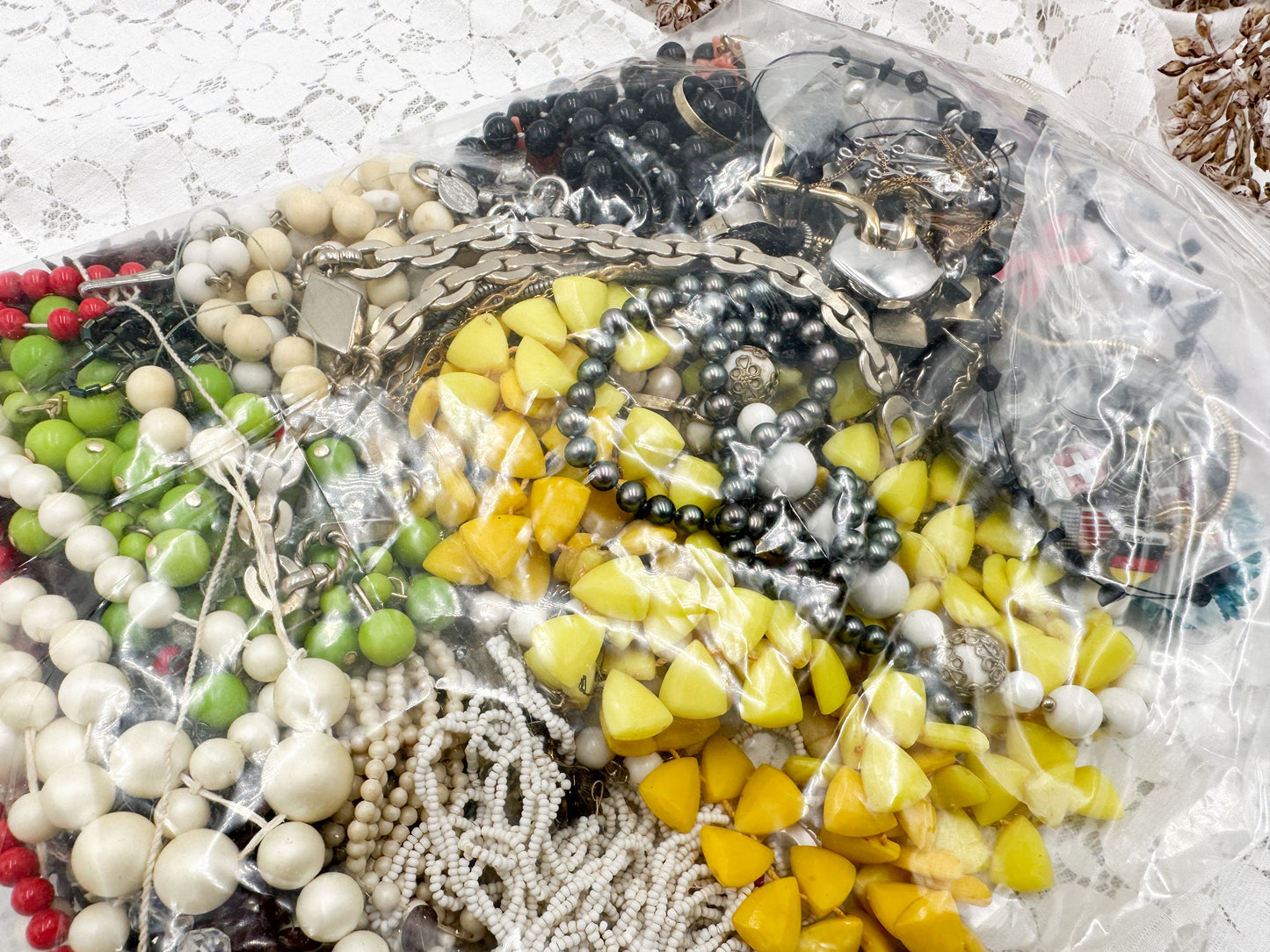 Bag of Costume Jewelry